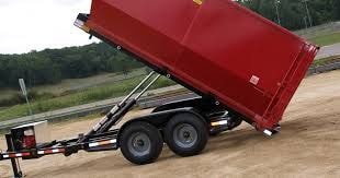 Roll-off trailer ready for delivery